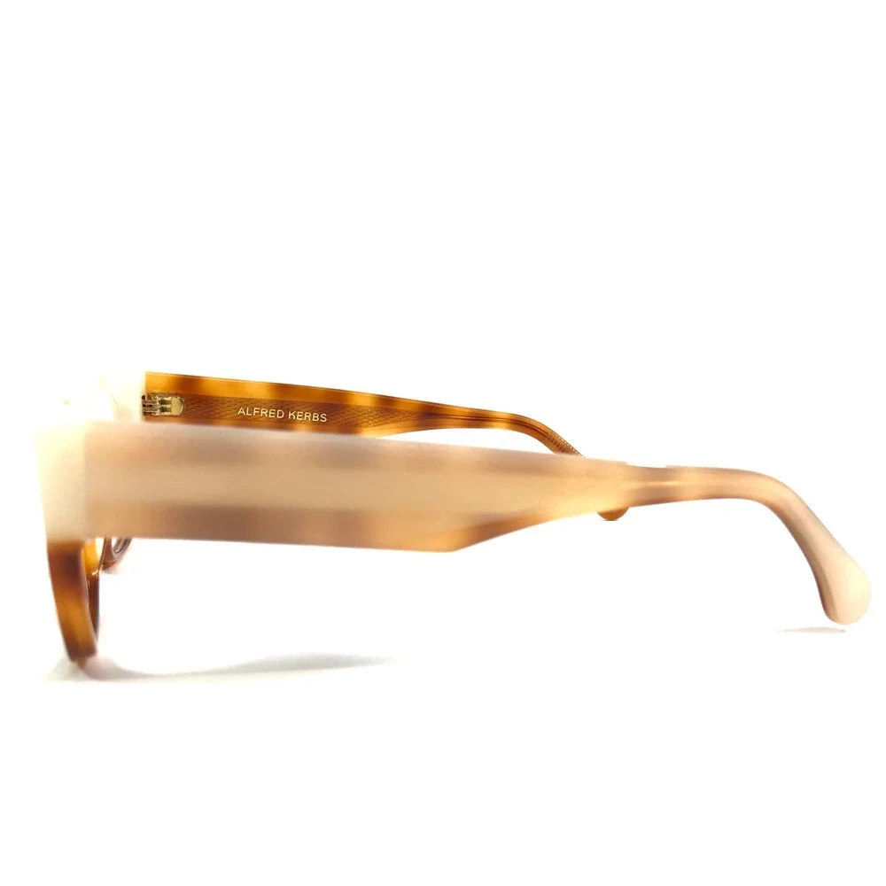 Alfred Kerbs Eyeglasses Frames MIA HVBE Havana Beige Square Full Rim 53-19-140